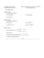 de kiem tra chuong iv DS 11 NC