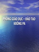 Báo cáo phổ cập tiểu học đúng độ tuổi