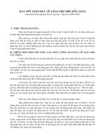 dạy tốt giáo dục lễ giáo cho trẻ mẫu giáo