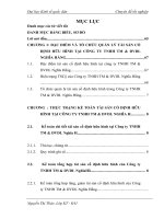 báo cáo thực tập Hoàn thiện kế toán tài sản cố định hữu hình tại công ty TNHH TM DVDL Nghĩa Hằng