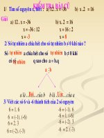 Bội và ước số nguyên