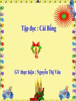 Tập đọc : Cái Bống