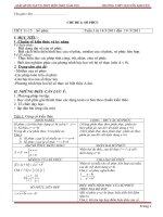 GIAO AN ON TN THPT SỐ PHỨC