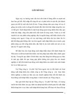 luận văn kinh tế luật Pháp luật về uỷ thác xuất nhập khẩu và thực tiễn pháp lý trong hoạt động uỷ thác xuất nhập khẩu tại Tổng công ty Cà phê Việt Nam