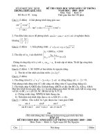 Đề thi chọn hsg khối 11 có đáp án ( Nguyên)