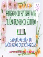 TIẾT 22: BÀI 14: BẢO VỆ MÔI TRƯỜNG VÀ TÀI NGUYÊN THIÊN NHIÊN