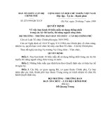 QD 27-QUYẾT ĐỊNH Ban hành 18 biểu mẫu thống nhất trong các kỳ thi tuyển nâng ngạch