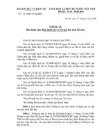 THÔNG TƯ 32/2009 BỘ GD-ĐT