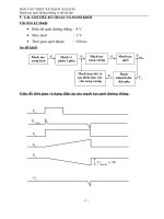 đồ án ký thuật điện điện tử Mạch tạo quét đường thẳng ở chế độ đợi