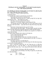 Một số dạng bài tập phần cơ sở lý thuyết các phản ứng hóa học dùng bồi dưỡng học sinh giỏi ở bậc trung học phổ thông