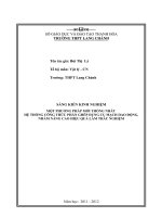 Thống nhất các công thúc phức tạp phần ghép dụng cụ mạch dao động, nhằm nâng cao hiệu quả làm trắc nghiệm
