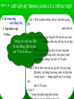 Giữ gìn sự trong sáng của TV