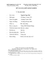 CÔNG TÁC QUẢN LÝ CHUYÊN MÔN TRƯỜNG TRUNG HỌC CƠ SỞ KHU VỰC MIỀN NÚI