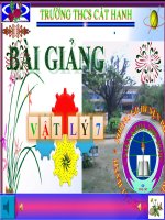 Tiết 29 Hiệu điện thế