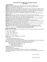 Đề cương ôn tập hóa 8 kỳ II (chuẩn kỹ năng..)