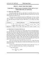 đồ án kỹ thuật điện điện tử Tính toán cân bằng công suất. Lựa chon phương án nối dây máy phát điện