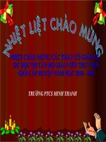 TRƯỜNG PTCS MINH THANH