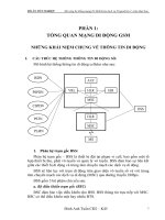 đồ án kỹ thuật điện điện tử Mở rộng hệ thống mạng IN MobiFone dịch vụ Prepaid lên 2 triệu thuê bao