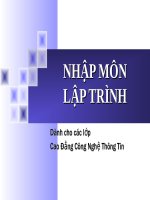 Slide bài giảng lập trình C