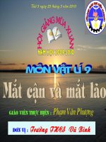 Bài 49 : Mắt cận - Mắt lão