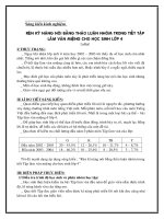 REN KY NANG NOI thảo luận nhóm trong làm văn miệng LOP4