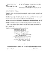 Đề thi thử VĂN ĐH-CĐ lần 2/2011