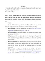 Bài thi tìm hiểu hiến pháp nước cộng hòa xã hội chủ nghĩa việt nam