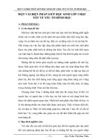 Một vài biện pháp giúp học sinh lớp Ba học tốt về yếu tố hình học.