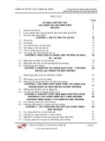 Báo cáo Đánh giá tác động môi trường (ĐTM) của mỏ đá cát kết Lộc Trung xã Lộc Ninh huyện Dương Minh Châu tỉnh Tây Ninh, cụng suất 800.000m3năm