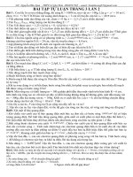 BÀI TẬP TỰ LUẬN THÁNG 3 LẦN 2