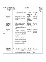 Kế hoạch giảng dạy Toán 3