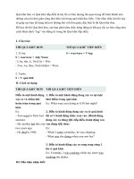 Quá khứ đơn và Quá khứ tiếp diễn