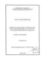 nghiên cứu ảnh hưởng của sóng hài tới chất lượng điện năng và các đề xuất để giảm ảnh hưởng của sóng hài