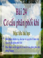Bài 24 (11) Cơ cấu phân phối khí