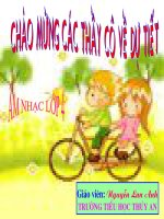 Ôn bài hát: Thiếu nhi thế giới liên hoan- TDN số 8