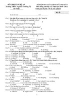 thi kiem tra giua hoc ky 2 mon tieng anh