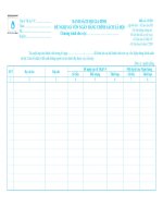 DANH SÁCH HỘ GIA ĐÌNH ĐỀ NGHỊ VAY VỐN NGÂN HÀNG CHÍNH SÁCH XÃ HỘI