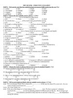 Ma trận đề kiểm tra HKII