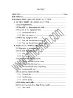 đồ án kỹ thuật điện điện tử Vai trò là thiết bị tại lớp 3 của mô hình OSI