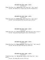 Kiểm tra đọc thành tiếng GKII - TV3