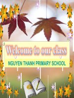 Chuyên Đề Sinh Hoạt CM Unit10 ,A,4,5,6,7