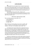 đồ án  kỹ thuật máy xây dựng Thiết kế quy trình công nghệ gia công cụm máy đập búa