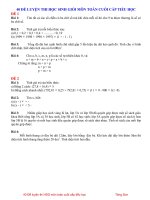 Bô đề thi Học sinh giỏi Lớp 5 2010-2011