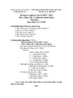 ĐỀ KIỂM TRA TV2 GHKII - HDC (ĐỌC THÀNH TIẾNG) 2010 - 2011