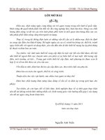 Thiết kế cung cấp điện cho nhà máy giấy Hưng Phú