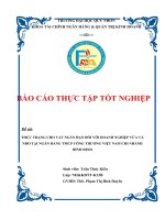 Tình hình cho vay ngắn hạn đối với Doanh nghiệp vừa và nhỏ tại NHTMCP Á Châu chi nhánh Trần Khai Nguyên