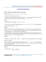 4 đề thi thử ĐH môn Toán có đáp án - sưu tầm