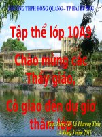 So trung binh. Trung vi. Mot - Thao giảng