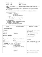 Anh Văn: LET’S LEARN SOME MORE