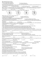 Đề cương ôn tập kt 1 tiết vật lí 11 học kì II